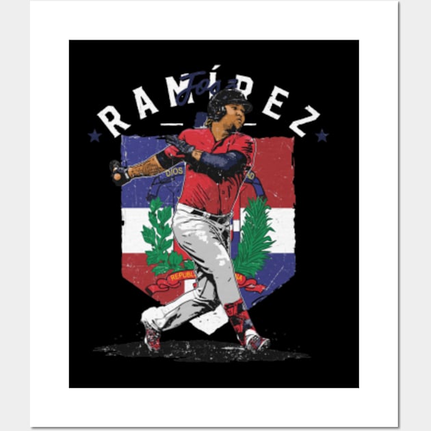 Jose Ramirez Cleveland Country Flag Wall Art by Jesse Gorrell